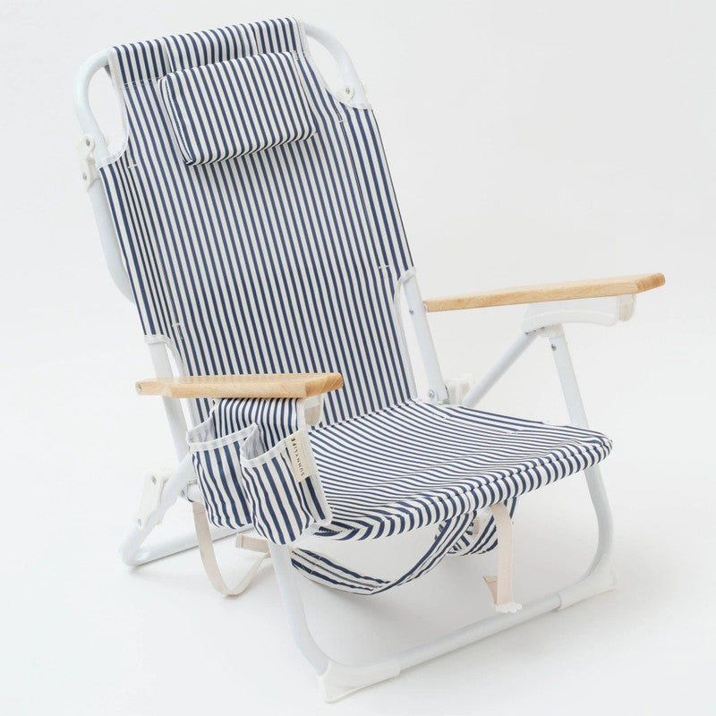 Sunnylife The Resort Luxe Beach Chair - Coastal Blue