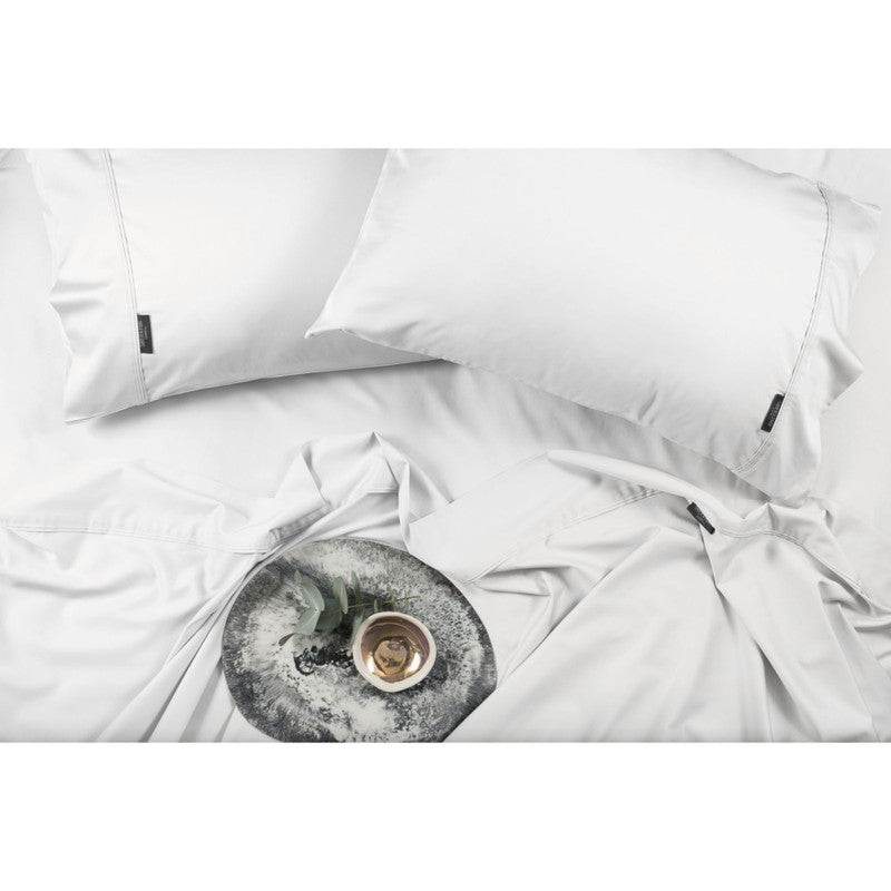 Sheraton Luxury Bamboo/Cotton King Bed Sheet Set - White