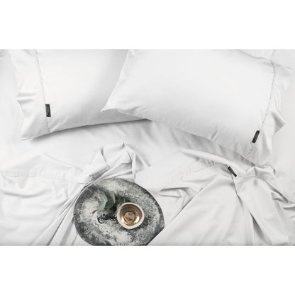 Sheraton Luxury Bamboo/Cotton King Bed Sheet Set - White