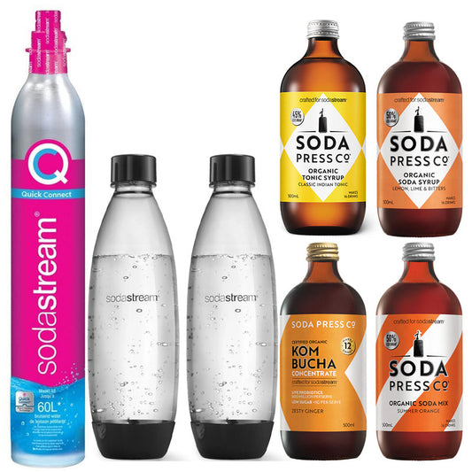 Soda Stream Spare Quick Connect CO2 Pack with Flavours