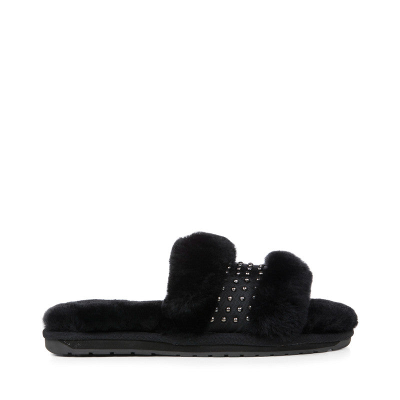 EMU Women's Ivy Slippers Size 10 - Black