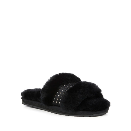 EMU Women's Ivy Slippers Size 8 - Black