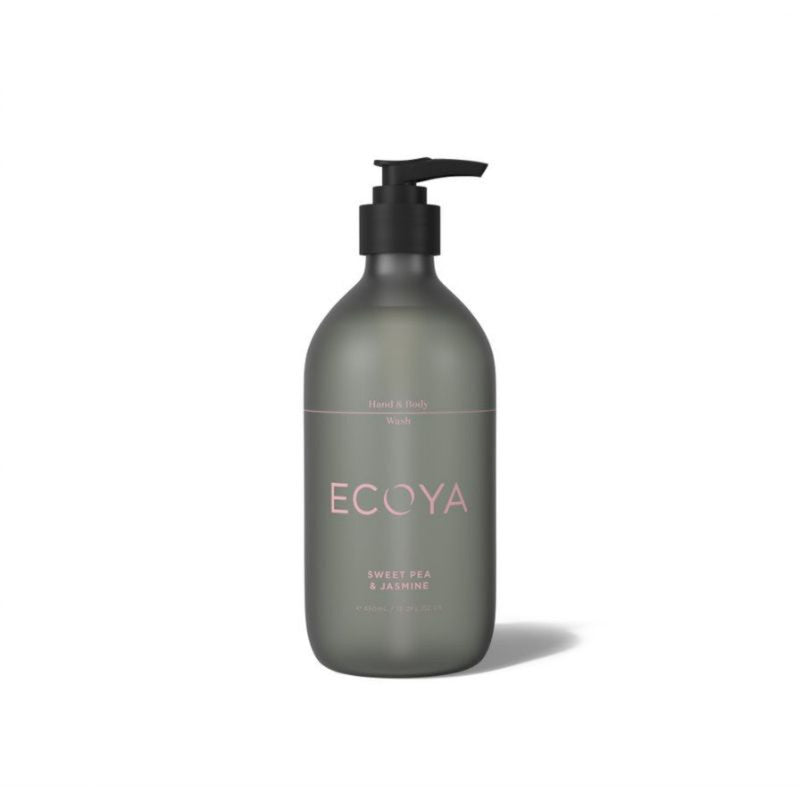 Ecoya Sweet Pea & Jasmine 450ml Hand and Body Wash - Pink