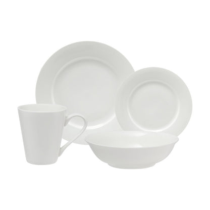 Maxwell & Williams White Basics Cosmopolitan Rim 16 Piece Dinner Set