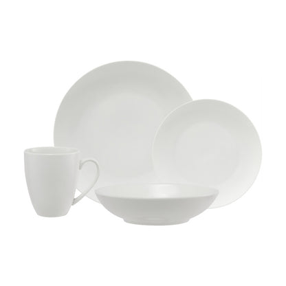 Maxwell & Williams White Basics Fitzrovia Coupe 16 Piece Dinner Set