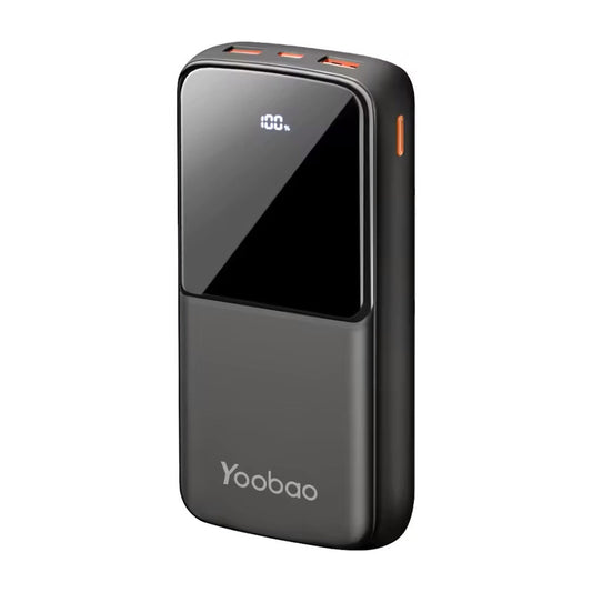 Yoobao High Capacity Powerbank with LED Digital Display 20000mAh - Black