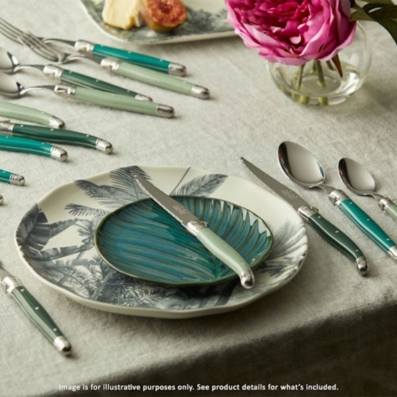 Andre Verdier Laguiole Debutant Forest 24 Piece Cutlery Set