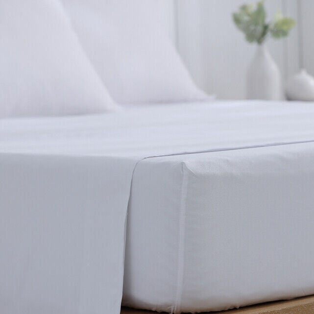 Canningvale Bamboo Bliss Queen Sheet Set - White