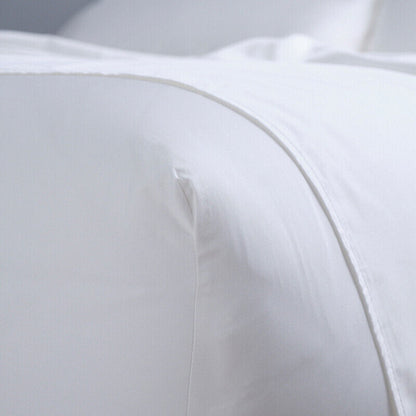 Canningvale Alessia Bamboo Cotton King Sheet Set - Carrara White