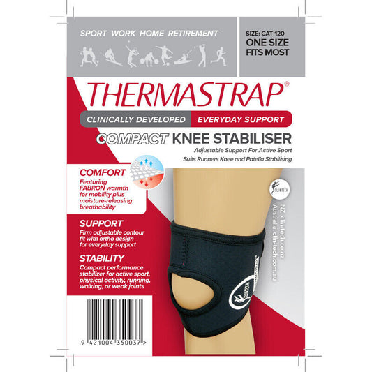 Thermastrap Compact Knee Stabiliser - Black