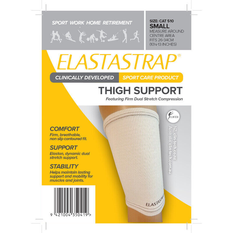 Elastastrap Compression Thigh Support White - Small