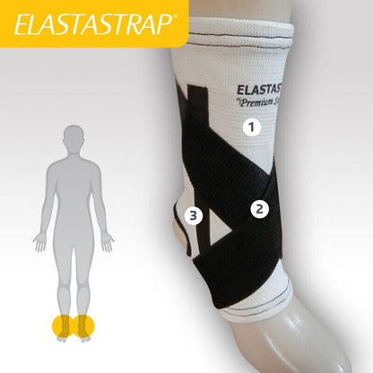 Elastastrap Compression Premium Sport Ankle Stabiliser - Small