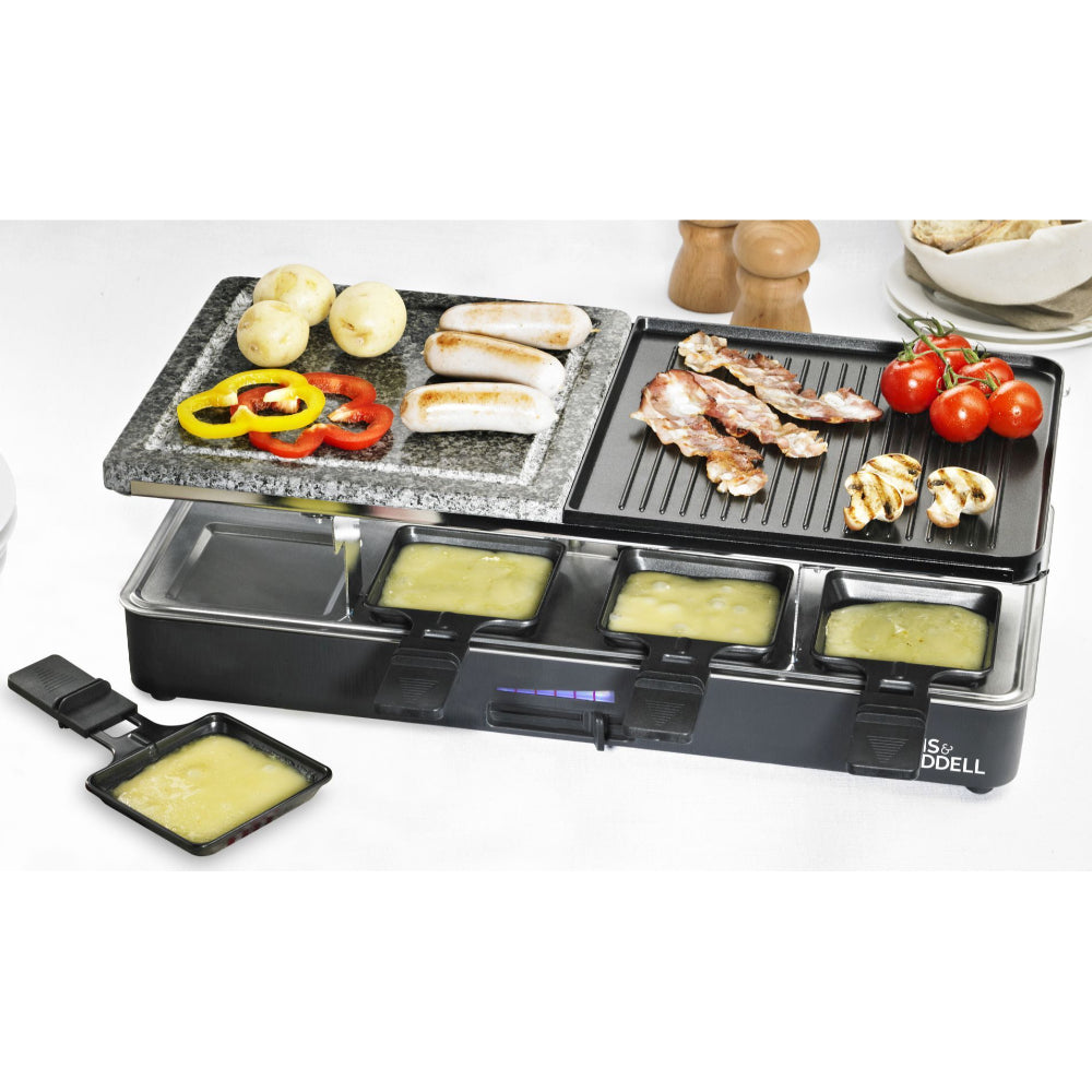 Davis & Waddell 8 Person Electric Party Grill Non-Stick Griddle Teppanyaki BBQ
