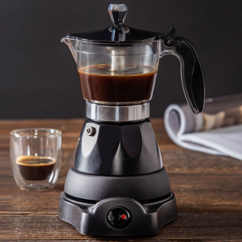 Leaf & Bean DLE0073  Electric Espresso Maker - Black