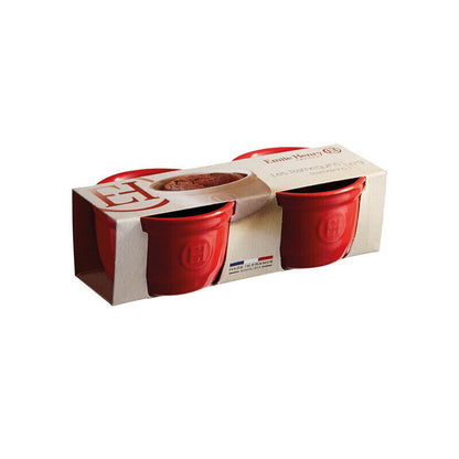 Emile Henry 9cm Ramekin Set of 2 - Burgundy