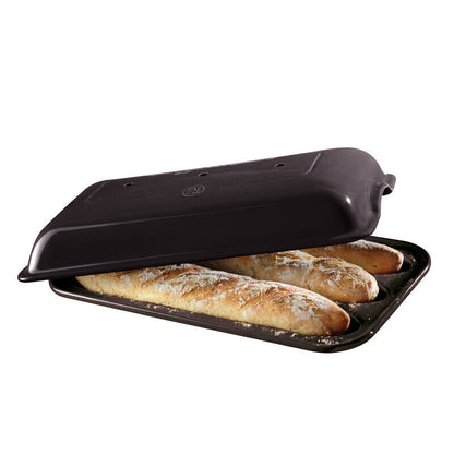 Emile Henry Baguette Baker - Charcoal