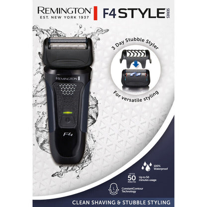 Remington F4 Style Series Foil Shaver-Black/Bule