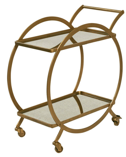 Amalfi Walter Bar Drink Trolley Gold