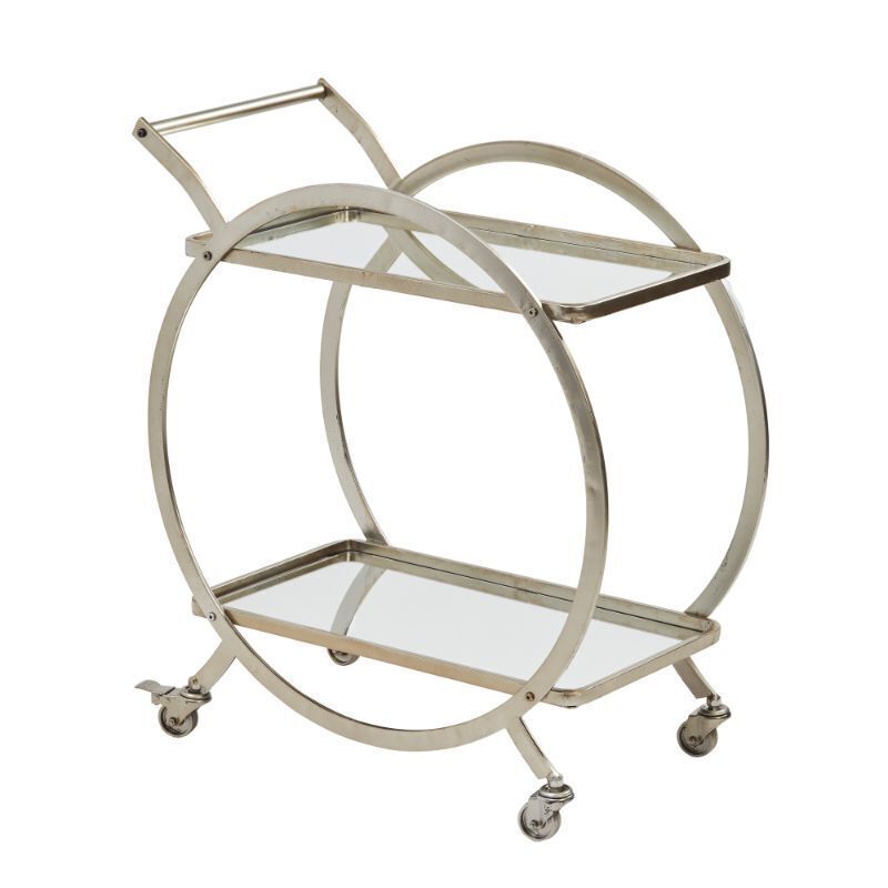 Amalfi Walter Bar Drink Trolley Silver