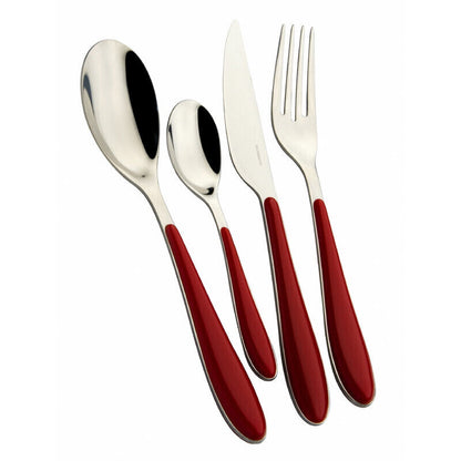 Bugatti Gioia 24pc Cutlery Set (Window Boxed) - Red