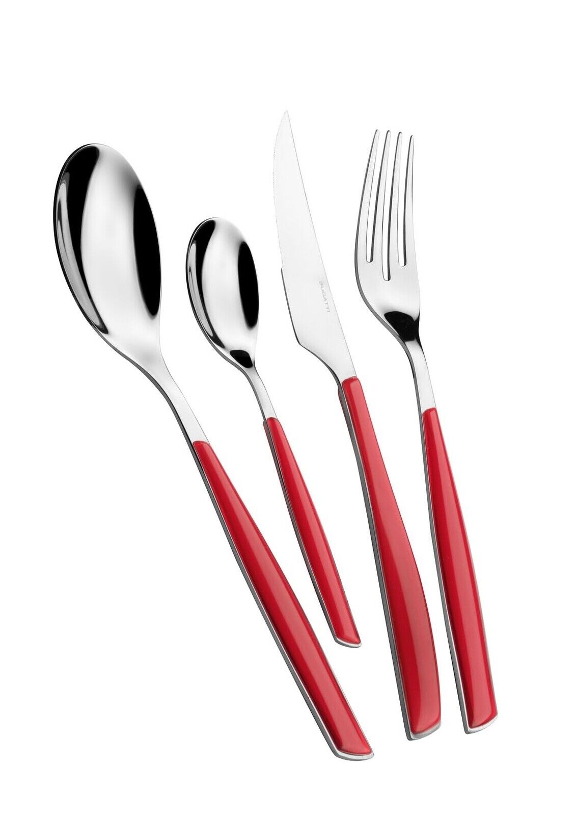 Bugatti Glamour 24pc Cutlery Set - Red