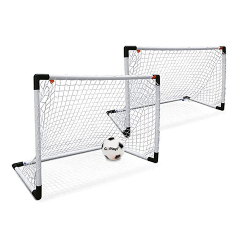 Go Play! 2 in 1 Goal Post set  - White