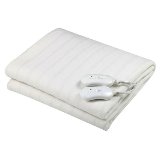 Heller Washable Down Fitted Electric Blankets (152 X 203CM) - White