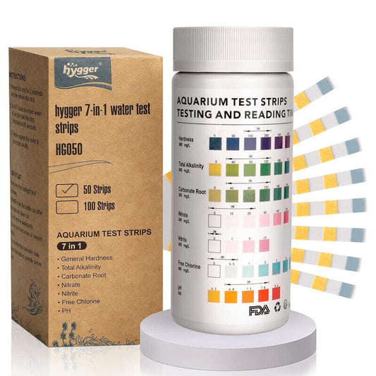 Hygger 7 in 1 Aquarium Test Strips - Multi