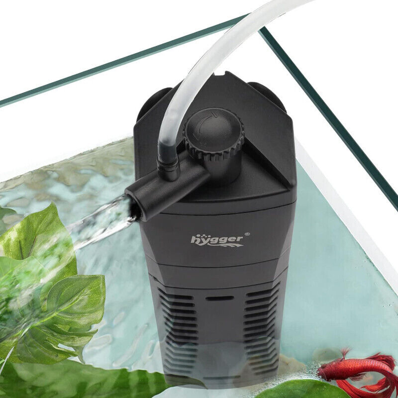 Hygger Medium Internal Aquarium Canister Filter - Black