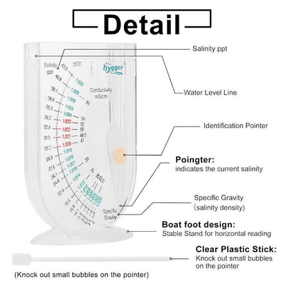 Hygger Aquarium Hydrometer - Multi