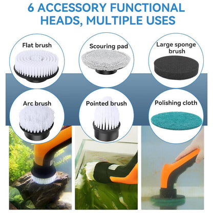 Hygger Aquarium Electric Cleaning Brush - Multi