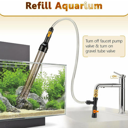 Hygger Aquarium Water Changer 33 feet - Clear