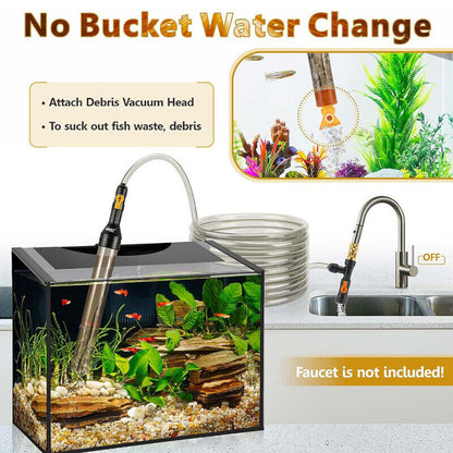 Hygger Aquarium Water Changer 33 feet - Clear