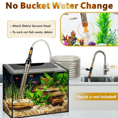 Hygger Aquarium Water Changer 49 feet - Clear