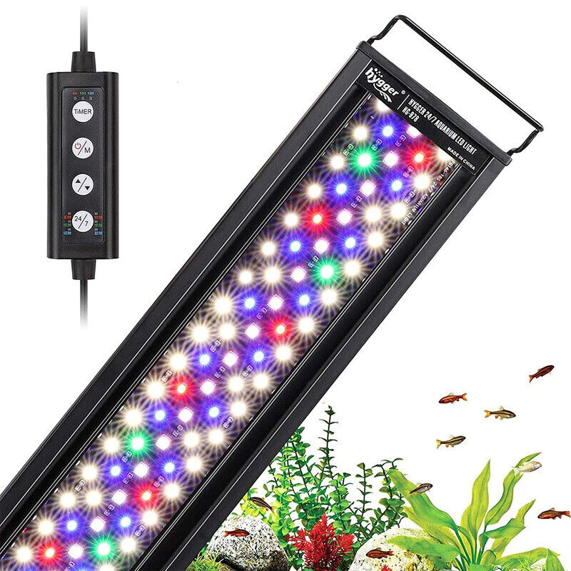 Hygger LED Fish Tank Lights 14W - Black