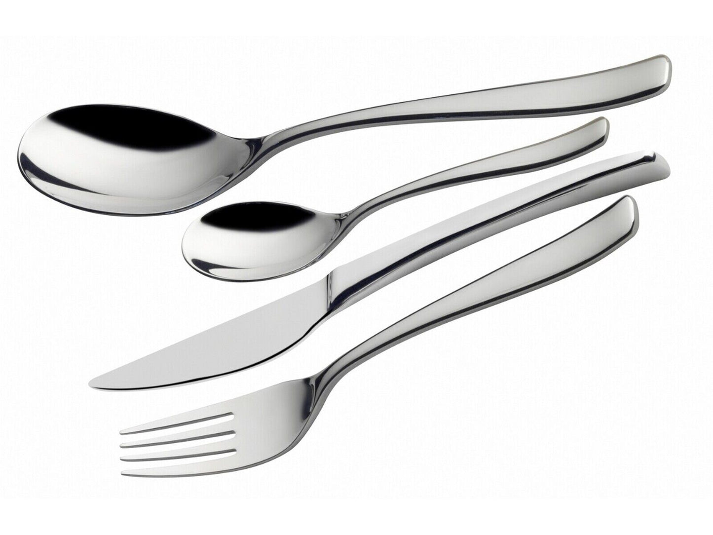 Bugatti Amalfi 24 Piece Cutlery Set - Stainless Steel