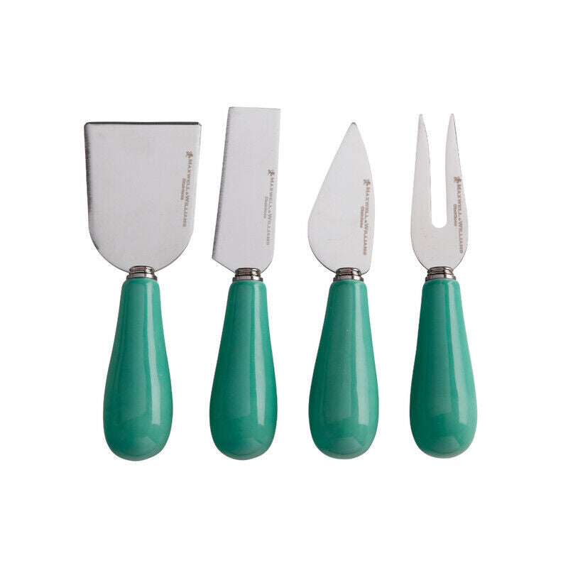 Maxwell & Williams Mezze Cheese Knife 4 Piece Set Gift Boxed - Jade