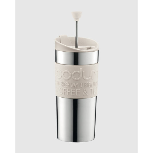 Bodum 350ml Travel Press Coffee Maker - White