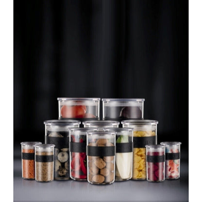 Bodum Presso Plastic Storage Jars 12 Piece Set