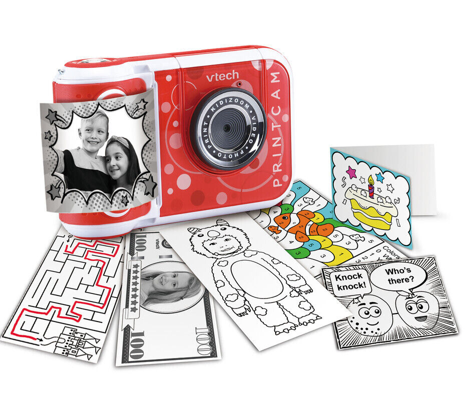 Kidizoom Print Cam with Bonus Paper Pack - Red