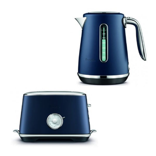 Breville Luxe Collection Toaster & Kettle Set -Blue