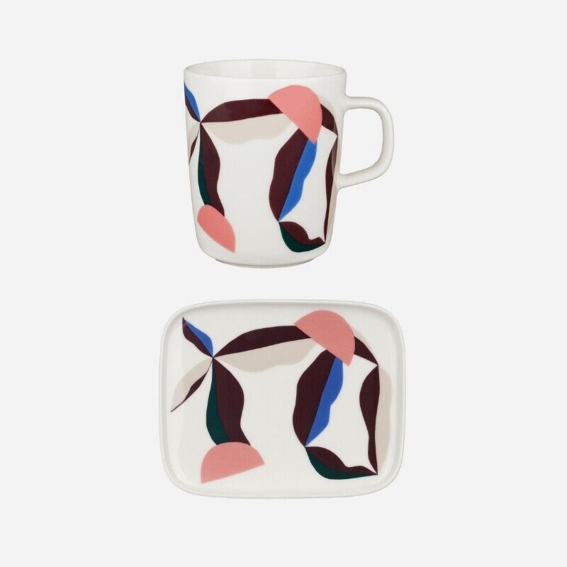 Marimekko Oiva/Berry Mug & Plate Set -  Multi