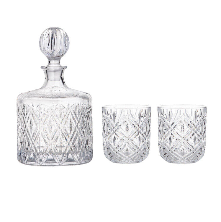 Davis & Waddell Fine Foods Deluxe Decanter and DOF Set - KBDTA5612-Clear