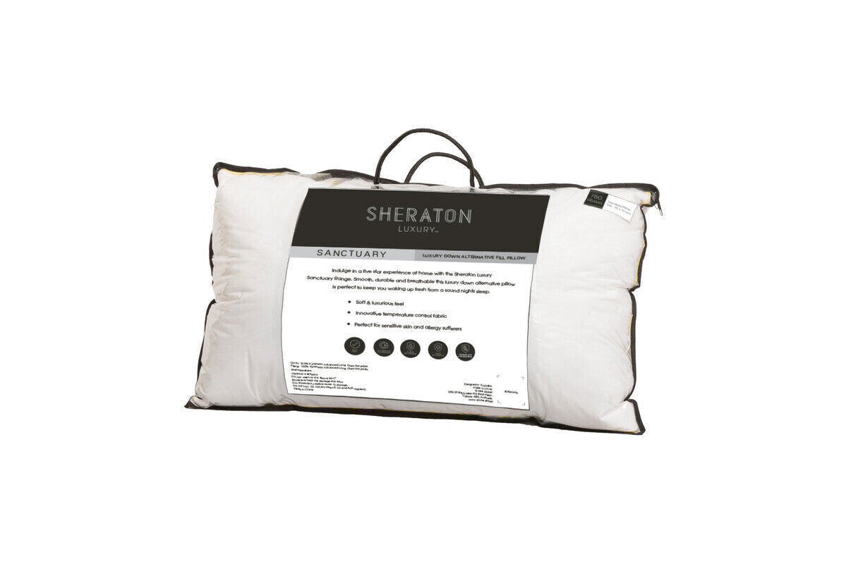 Sheraton Sanctuary Down Alternative Pillow 750 gram fill - Set of 2 KBSHPILSET