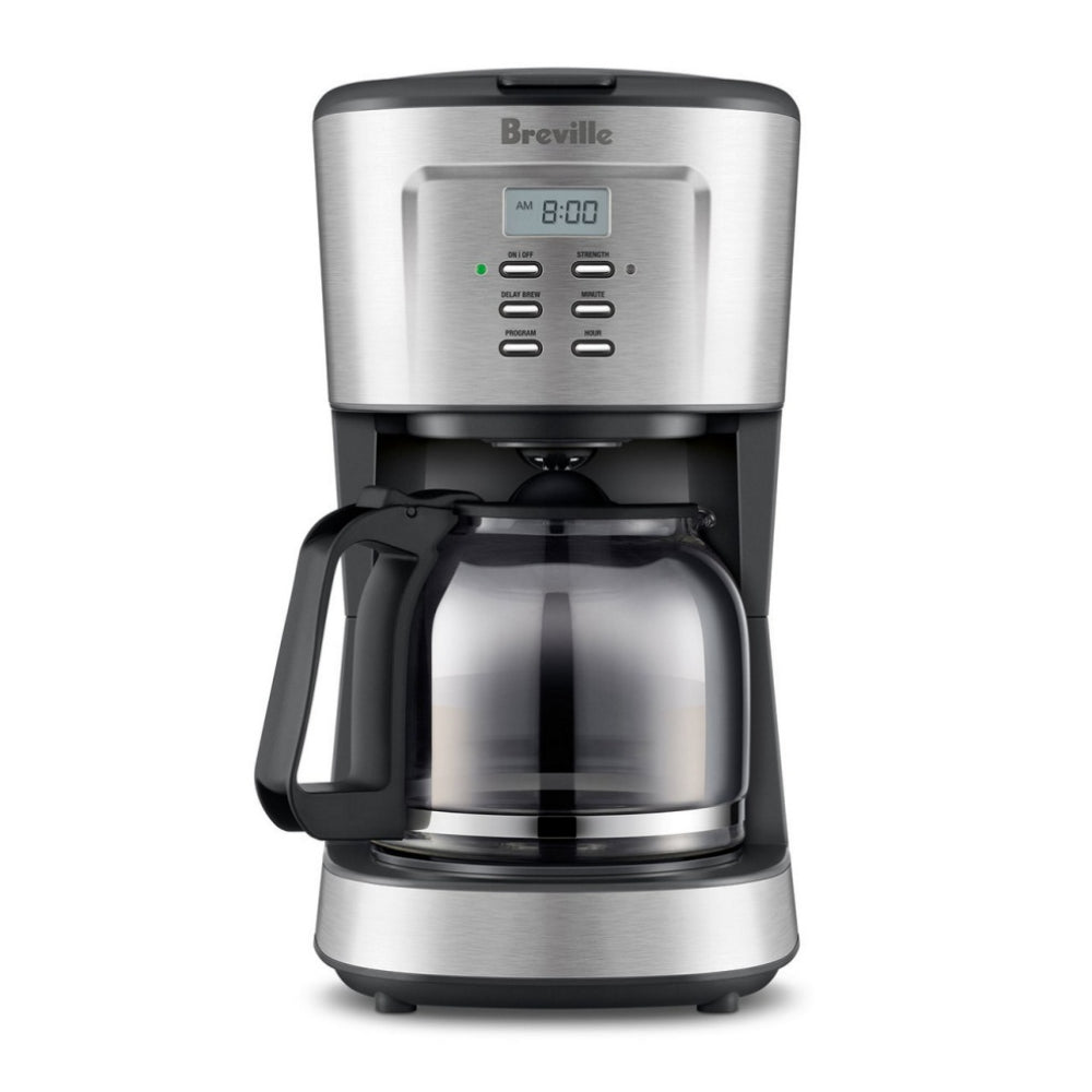 Breville Aroma Style Electronic Drip Coffee Maker-Silver