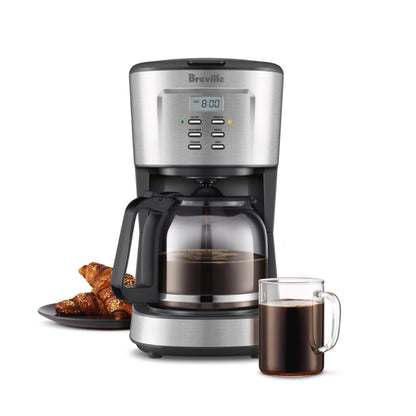 Breville Aroma Style Electronic Drip Coffee Maker-Silver
