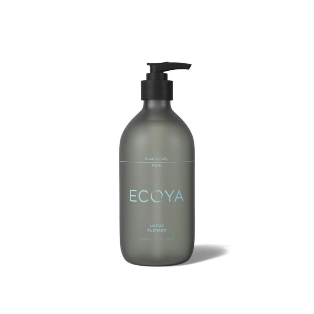 Ecoya Lotus Flower Fragrant Bathroom Set- Hand & Body Wash, Lotion, Mini Diffuse