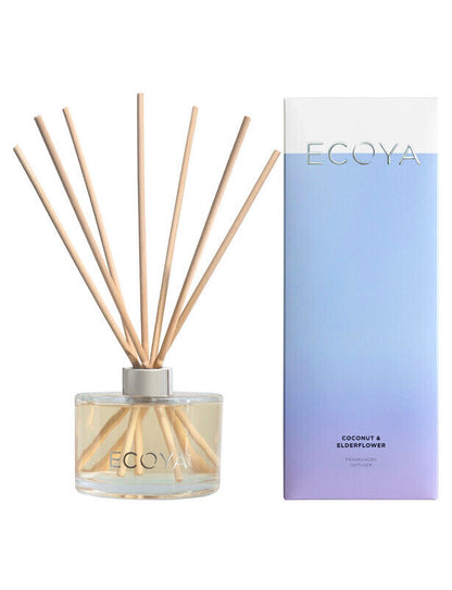 Ecoya Coconut & Elderflower Candle and Diffuser Set-MARE2307