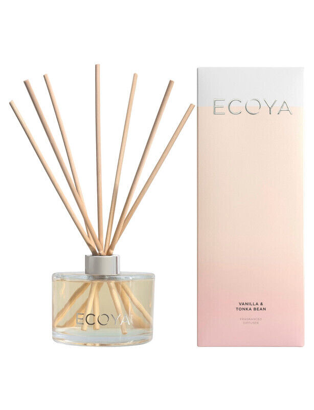 Ecoya Vanilla & Tonka Bean Candle and Diffuser Set-MARE2313