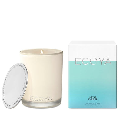 Ecoya Lotus Flower Madison Candle and Diffuser Set